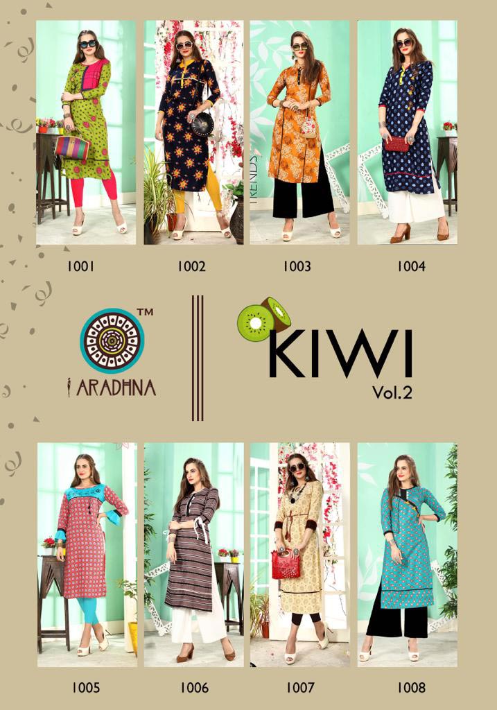 Kiwi Vol-2 Aradhna Rayon Foil Print Wholesale Kurti Traders Kiwi Vol-2 Aradhna Rayon Foil Print Wholesale Kurti Traders